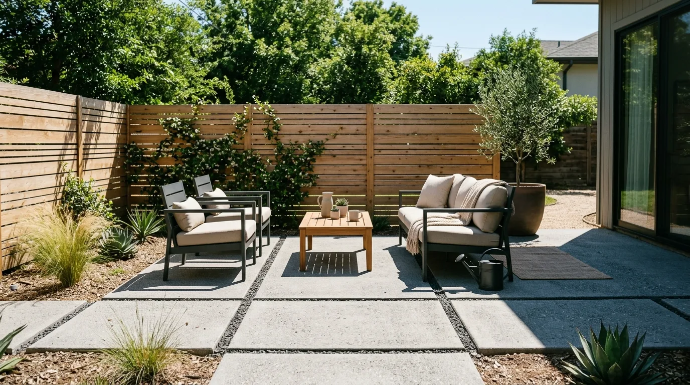Backyard With One Focal Feature